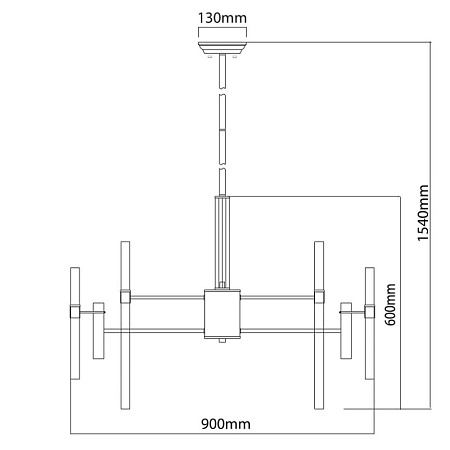 Люстра MW-Light Альгеро 285010910 - фото