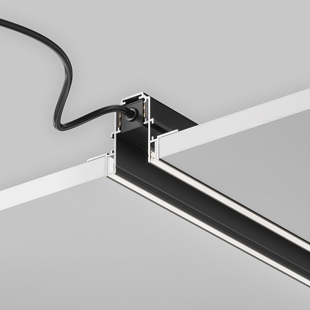 Шинопровод магнитный встраиваемый под гкл 12,5 мм с каналом под светодиодную ленту Technical TRX034LS-222B - фото