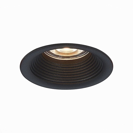 Св-к встр. Черный GU10 1*50W D89xH40 220V Без ламп ST202.408.01 - фото