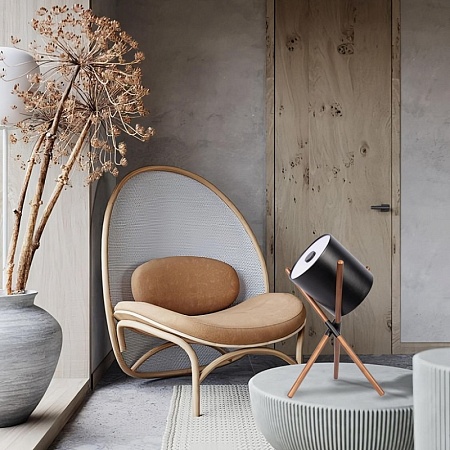 10245T Black Настольная лампа LOFT IT Bobbin - фото