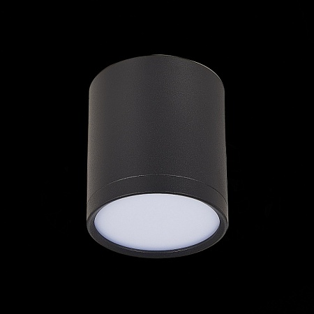 Светильник потолочный Черный LED 1*5W 3000K 390Lm Ra>90 120° IP20 D68xH75 170-240V ST113.432.05 - фото