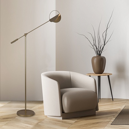 Напольный светильник Eurosvet 01142/1 золото - фото