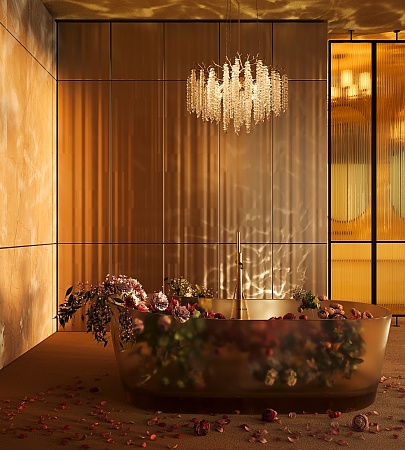 Подвесной светильник Freya Mineral FR1010PL-08G - фото