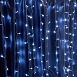 Светодиодная гирлянда Feron CL19 занавес 2*1,5м  + 3м 5000К статичная, c питанием от сети 230V, белый шнур - фото