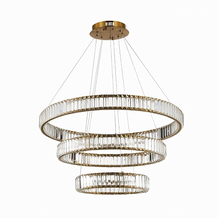 Люстра подвесная ST-Luce Латунь/Прозрачный LED 1*122W 4000K SL1622.303.03 - фото