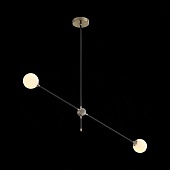 Светильник подвесной ST-Luce Черный, Золото/Белый G9 2*5W SL429.403.02