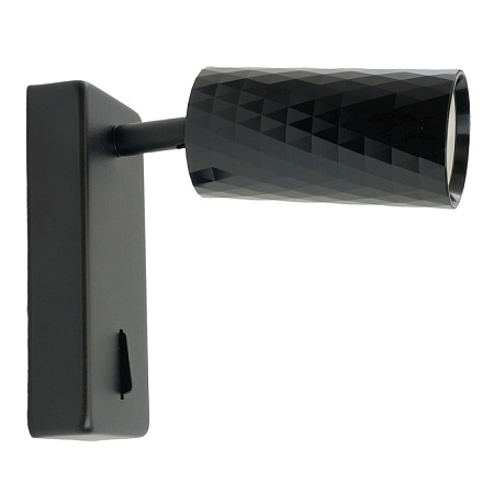 Светильник Feron ML1880 PRISM 35W, 230V, GU10, чёрный - фото