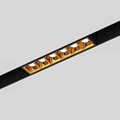 Slim Magnetic Трековый светильник 6W 4000K Artas чёрный/золото 85101/01 85101/01 Elektrostandard