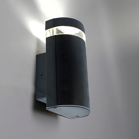 Светильник садово-парковый Feron.ONE DH1701-P, на стену вверх,  GU10 220-240V, черный пластик - фото