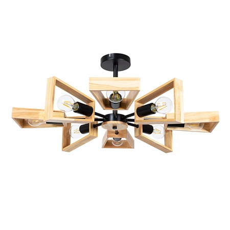 Люстра на штанге Arte Lamp BRUSSELS A8030PL-8BK - фото