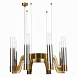 Люстра подвесная ST-Luce Латунь/Хром, Прозрачный E14 8*40W SL1235.303.08 - фото