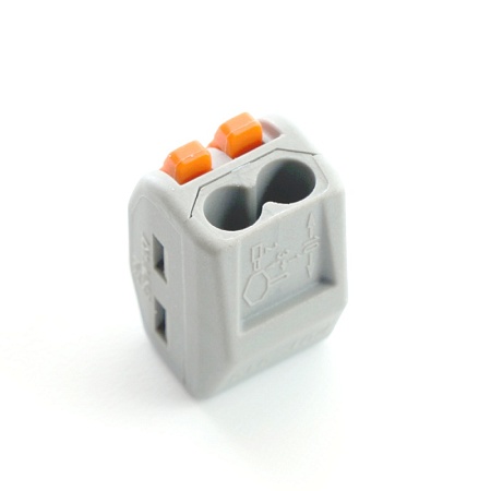 Клемма строительно-монтажная 2-проводная STEKKER, LD222-412 - фото