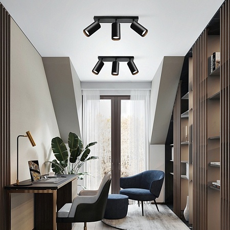 Токоподвод левый трехфазный для шинопровода ,белый ,PRO-0431/PRO-043112-3-RUS - фото