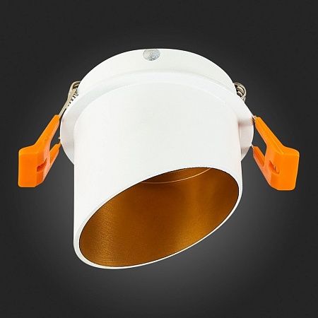 Св-к встр. Белый GU10 1*50W IP20 L68xW68xH68 220V Без ламп ST214.508.01 - фото