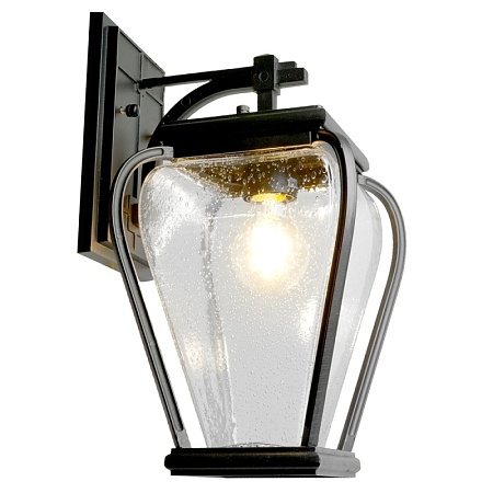 Светильник садово-парковый Feron PL741 на стену вниз  60W E27 230V, черный - фото