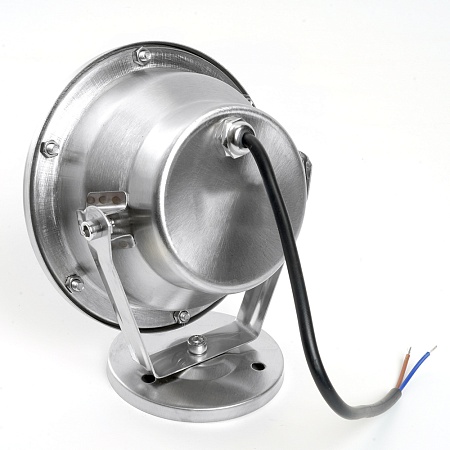 Светодиодный прожектор подводный Feron LL-824, 9W, AC/DC24V, низковольтный, 2700K, металлик, 140*80*160mm, IP68 - фото