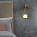 Настенное Бра Hoop Drop Wall Black Imperiumloft 213746-26 - фото