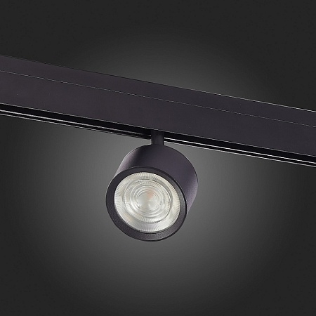 Магнитный трековый светильник Черный LED 1*6W 4000K 560Lm Ra>90 36° IP20 L120xW81xH138 ST353.446.06 - фото