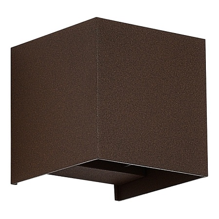 Светильник уличный настенный ST-Luce кортен/кортен LED 1*10W 2700K SL9513.601.01 - фото