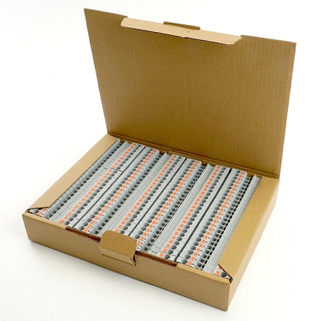 Зажим пружинный, 2-проводной проходной ЗНИ - 4 , JXB PT 4, серый LD572-1-40 - фото