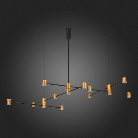 Светильник подвесной ST-Luce Золотистый, Черный/Белый LED 22*3W 3000K SL1596.423.22 - фото