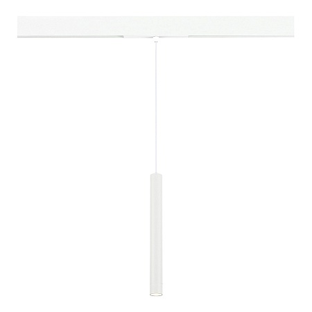 Магнитный трековый светильник Белый LED 1*7W 4000K 450Lm Ra90 36° IP20 D32xH307 48V ST682.546.07 - фото