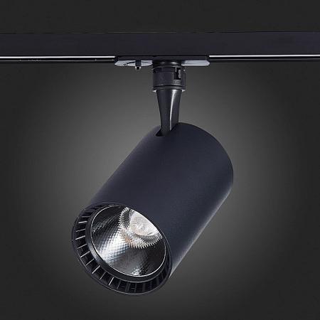Св-к трек. Черный LED 1*20W 3000K 1 800Lm Ra≥90 36° IP20 L118xW78xH174 100-240V ST351.436.20.36 - фото
