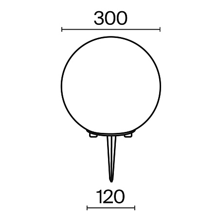 Ландшафтный светильник Outdoor Erda O594FL-01W - фото