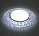 Светильник встраиваемый с белой LED подсветкой Feron CD4020 потолочный GX53 без лампы прозрачный - фото