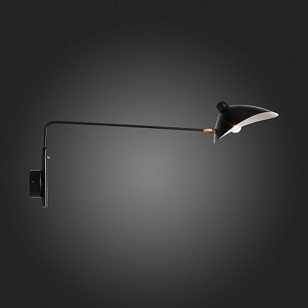 Бра ST-Luce Черный/Черный, Белый E27 1*60W SL305.401.01 - фото