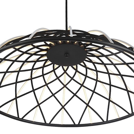 Светильник подвесной ST-Luce Черный/Черный LED 1*20W 3000K SL6016.403.01 - фото