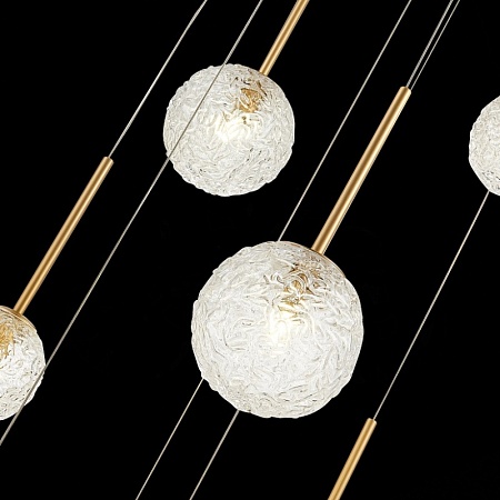 Светильник подвесной ST-Luce Золотистый/Прозрачный G9 LED 8*5W SL1152.203.08 - фото