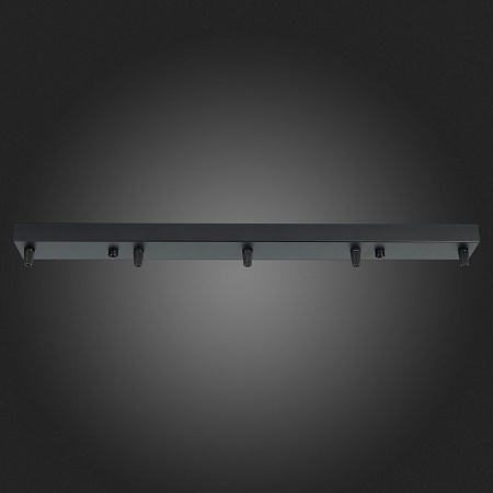 Потолочное крепление на 5 ламп (прямоугольное) ST-Luce Черный SL001.413.05 - фото