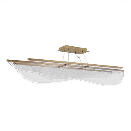 Светильник подвесной ST-Luce Золотистый/Прозрачный LED 1*60W 4000K SL6509.223.01 - фото