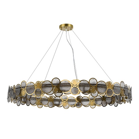 Светильник подвесной ST-Luce Латунь/Дымчатый G9 LED 16*5W 4000K SL6133.313.16 - фото