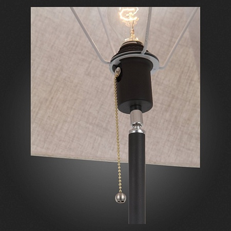 Торшер ST-Luce Черный, Коричневый/Бежевый E27 1*40W SLE302.415.01 - фото