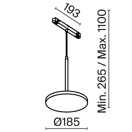 Трековый светильник Technical Plato TR123-2-15W3K-B - фото