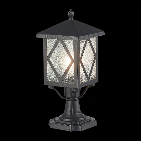 Светильник уличный наземный ST-Luce Черный/Черный, Прозрачный E27 1*60W SL084.405.01 - фото