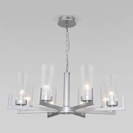 Подвесной светильник Eurosvet 60133/8 серебро - фото