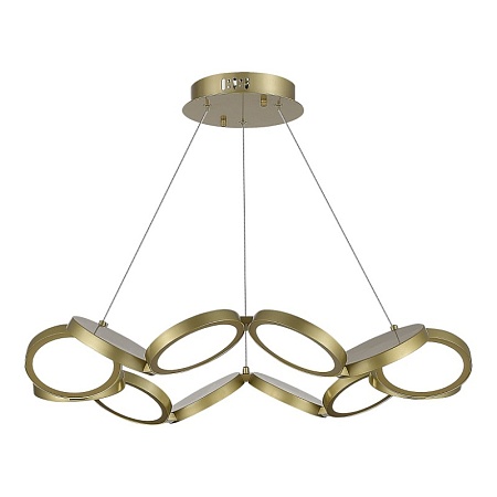 Светильник подвесной ST-Luce Матово Золотистый/Белый LED 1*60W 4000K SL6508.203.01 - фото