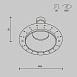 Встраиваемый светильник Technical DL126-GU10-TRS-MG - фото