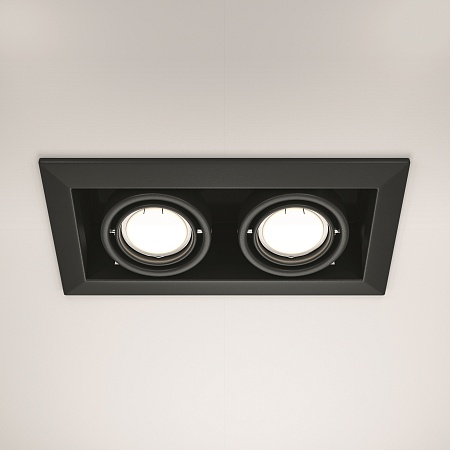 Встраиваемый светильник Technical Metal Modern DL008-2-02-B - фото