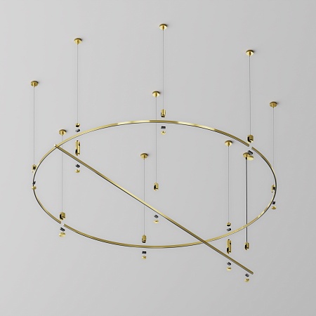 Шинопровод накладной/подвесной Technical TRX154-2SR-D1500-BS - фото