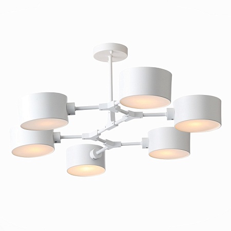 Светильник потолочный Белый/Белый E14 6*60W SLE183502-06 - фото