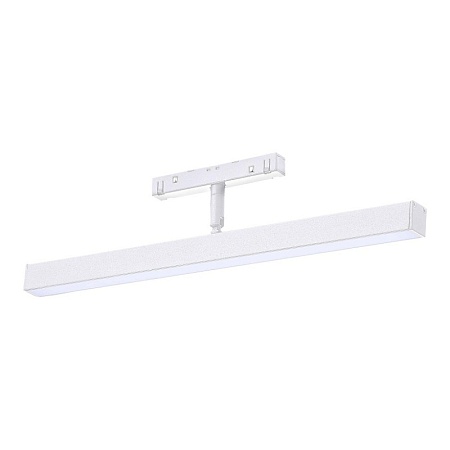 Магнитный трековый светильник Белый LED 1*12W 3000K 900Lm Ra>90 120° IP20 L405xW22,5xH9 ST802.536.12 - фото