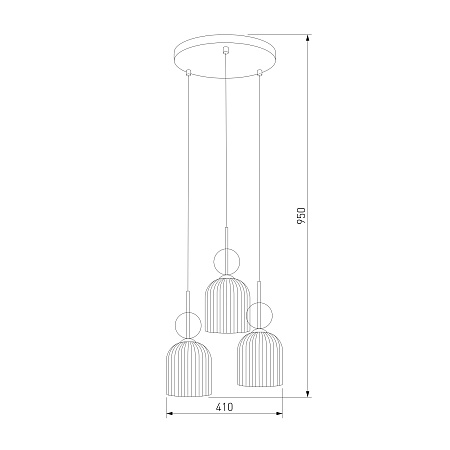 Подвесной светильник TK Lighting 11021 Sophia Cognac - фото