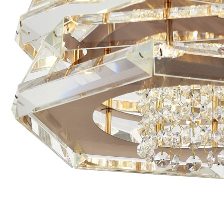 Светильник подвесной ST-Luce медь/прозрачный E14 4*40W SL6137.203.04 - фото