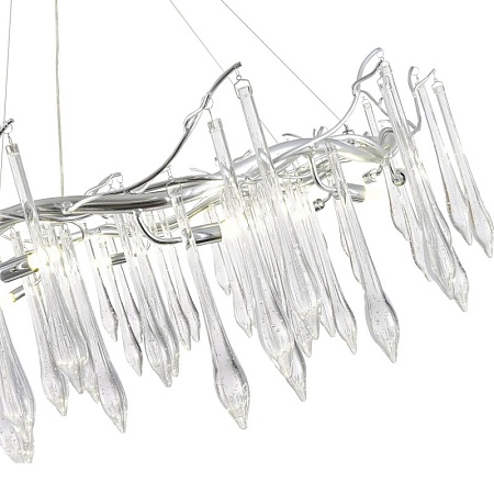 Светильник подвесной ST-Luce Хром/Хром, Прозрачный G9 12*5W 4000K SL1660.103.12 - фото