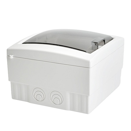 Бокс настенный STEKKER EBX50-3/04-20 4 модуля, пластик, серия Standart - фото