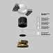 Встраиваемый светильник Technical Round DL058-7W3K-TRS-BS - фото